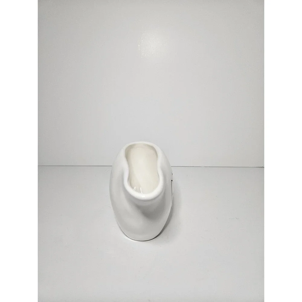 Rae Dunn Gobble Ceramic Gravy Boat White Thanksgiving Autumn Fall Tableware